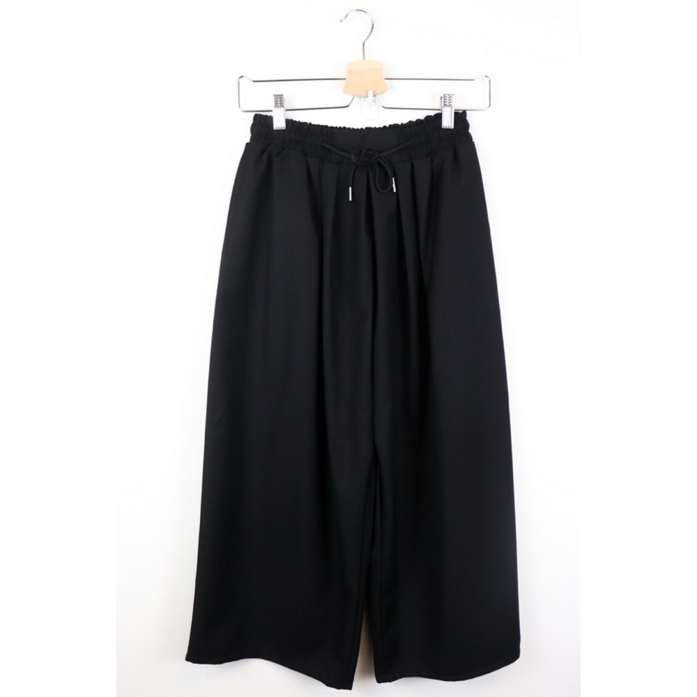 The Frankie Shop Black Wide Leg Culotte Trouser Pants Women's Size XS to Small